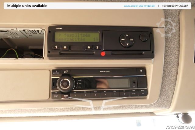 Transporter mit Koffer iveco EuroCargo ML 75 E 16 P LBW LUFT AUTOMATIK