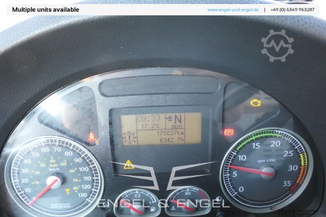 Transporter mit Koffer iveco EuroCargo ML 75 E 16 P LBW LUFT AUTOMATIK