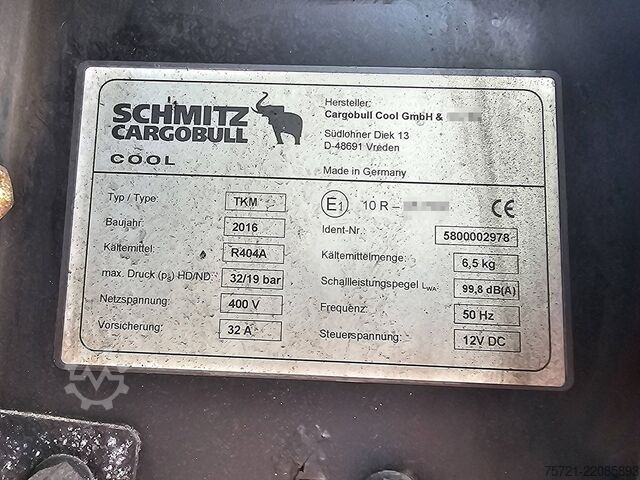 Kjøle- og frysetransport SCHMITZ N/A SCHMITZ ENGINE
