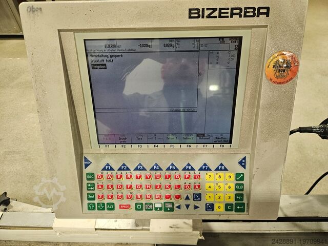 Linha de embalagem e rotulagem ILPRA, Bizerba BIG MEC FP 4698, FP BIG MEC K/G STAMPO