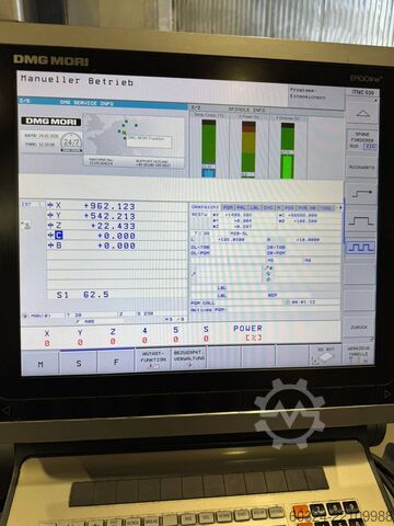 مركز التصنيع باستخدام الحاسب الآلي – 5 محاور DMG MORI DMF 360-11