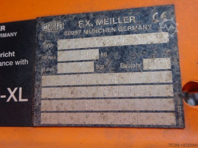 Dreiseitenkipper LKW IVECO 120-210 MEILLER 3Skipper CNG GAS 4x2