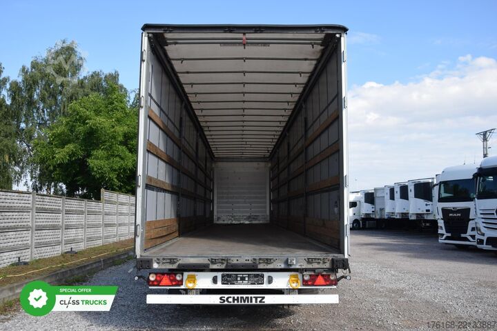 Treler separa terbuka dengan kanvas SCHMITZ CARGOBULL SCS24/L