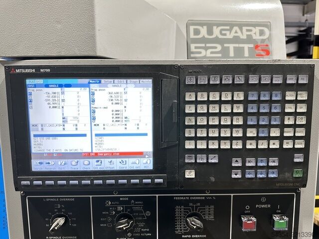 CNC-drejebænk med dobbelt spindel og dobbelt Y-akse Dugard CY2 – 52MB