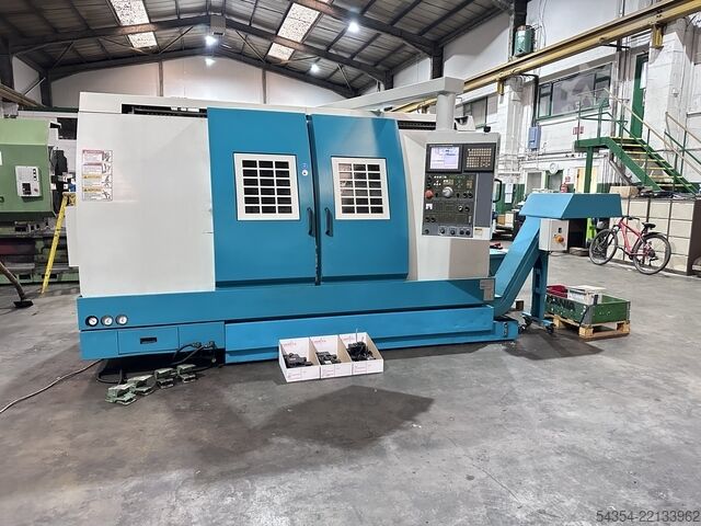 Skrålejet CNC-drejebænk Doosan Mecatec S550LM