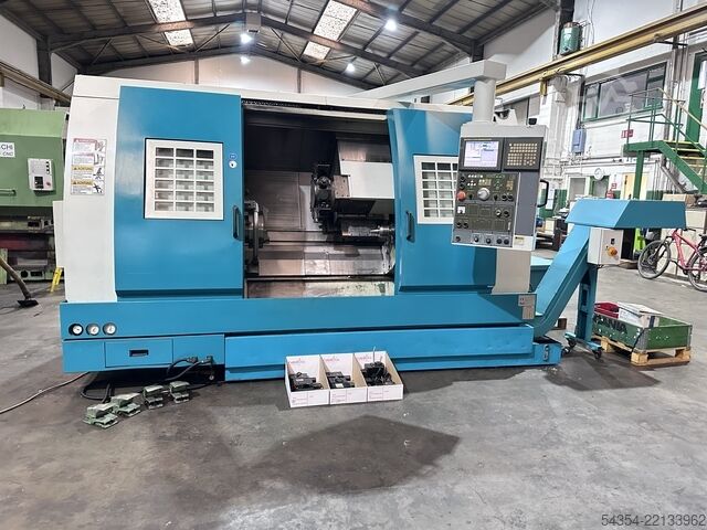 Skrålejet CNC-drejebænk Doosan Mecatec S550LM