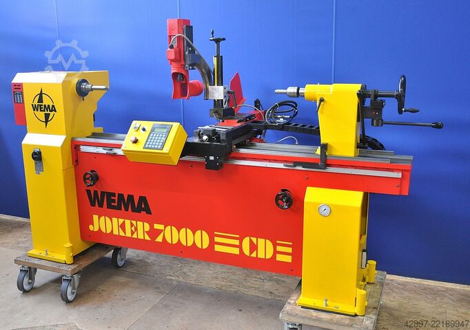 Torno copiador con fresadora para ranurado WEMA Joker 7000 CD