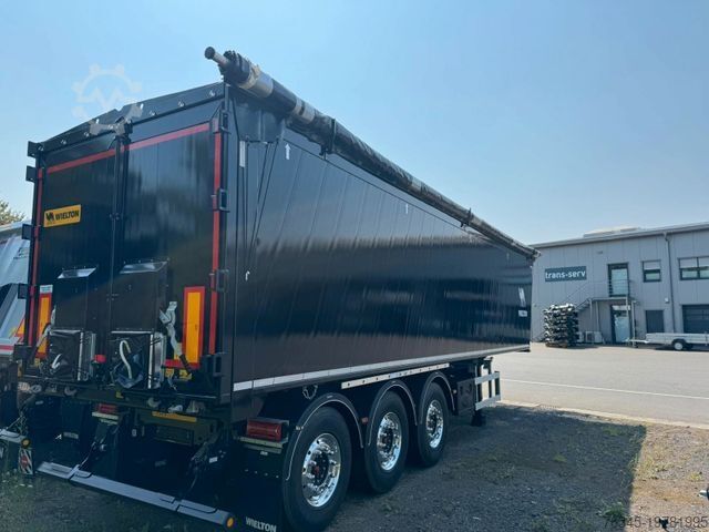Semi-remorque benne WIELTON Aluminium Kippmulde 51m3 sofort verfügbar