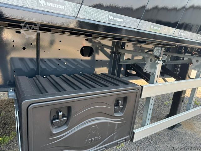 Semi-remorque benne WIELTON Aluminium Kippmulde 51m3 sofort verfügbar
