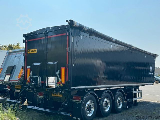 Semi-remorque benne WIELTON Aluminium Kippmulde 51m3 sofort verfügbar