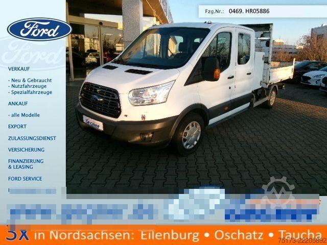 Tippbil skåpbil FORD Transit Doka 350 L3 Trend Kipper AHK