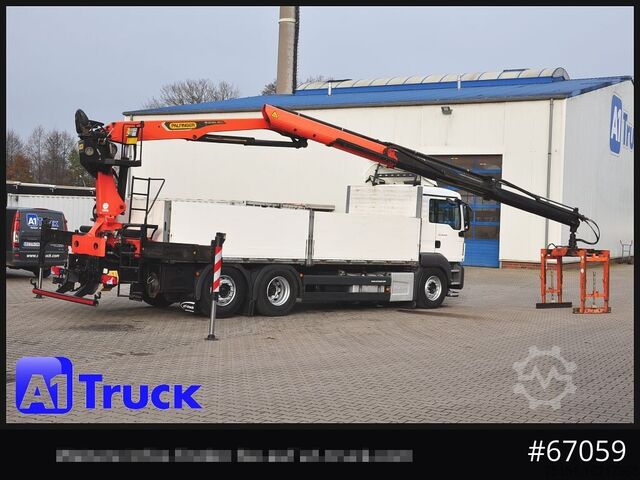 Truck mounted crane MAN TGS 26.440, Kran PK20.501L Lenkachse,