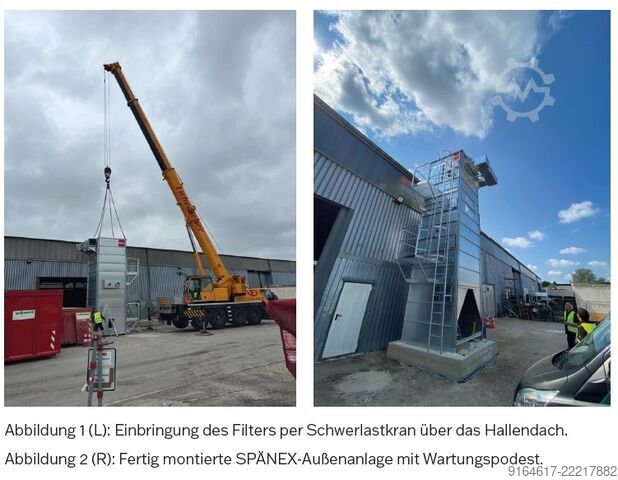 Pallet production machine ECOKRAFT / AMIS / SPÄNEX Holzpelletierungs- und Zerkleinerungslin