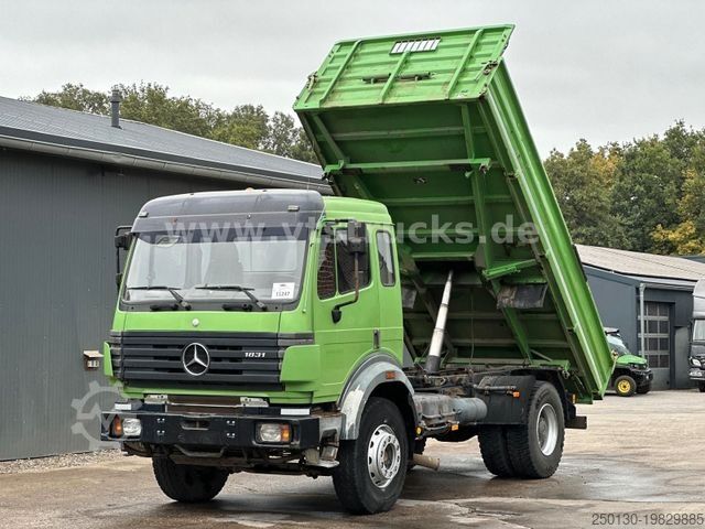 Trostani kiperski kamion MERCEDES-BENZ 1831 K 4x2 Meiller-Kipper Dreiseitenkipper