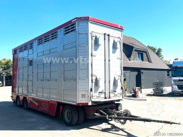Hestetransporttrailer Finkl FINKL VA24 3.Stock Viehanhänger Hubdach