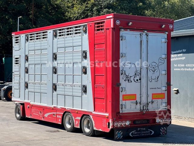 Hestetransporttrailer Finkl FINKL VA24 3.Stock Viehanhänger Hubdach