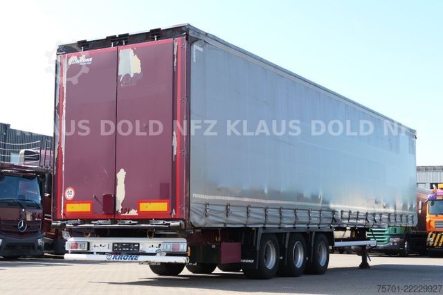 Semirimorchio con telone KRONE SD Pritsche Plane XL MegaLiner Edscha Bordwände