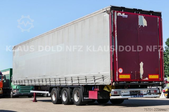 Semirimorchio con telone KRONE SD Pritsche Plane XL MegaLiner Edscha Bordwände