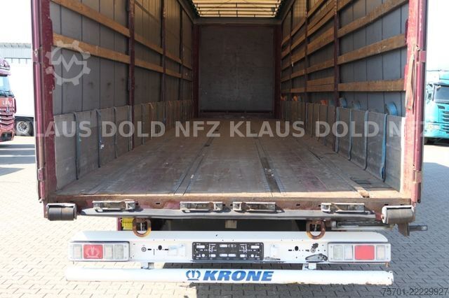 Semirimorchio con telone KRONE SD Pritsche Plane XL MegaLiner Edscha Bordwände