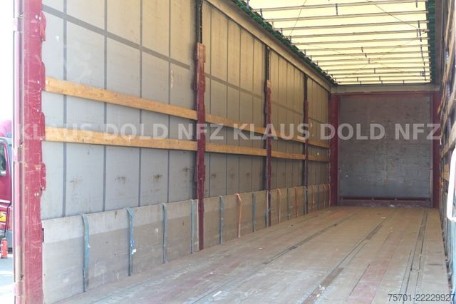 Semirimorchio con telone KRONE SD Pritsche Plane XL MegaLiner Edscha Bordwände