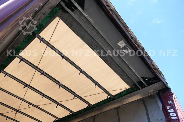 Semirimorchio con telone KRONE SD Pritsche Plane XL MegaLiner Edscha Bordwände
