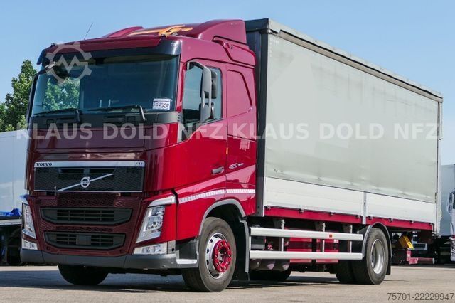 Tenteli düz yataklı kamyon VOLVO FH 420 Pritsche Plane Bordwände Vollluft Euro 6