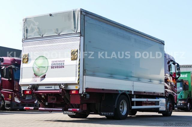 Tenteli düz yataklı kamyon VOLVO FH 420 Pritsche Plane Bordwände Vollluft Euro 6