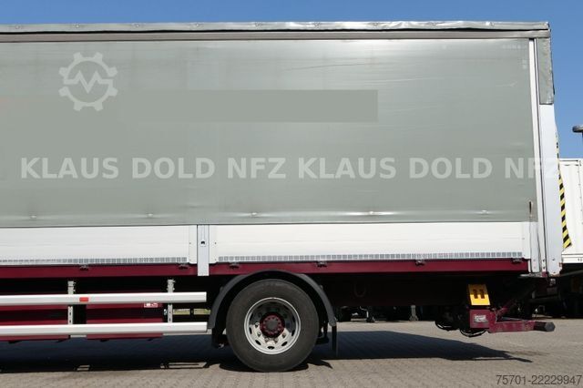 Tenteli düz yataklı kamyon VOLVO FH 420 Pritsche Plane Bordwände Vollluft Euro 6