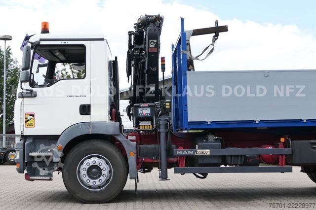 Кипер камион MAN TGM 18.330 Kipper Kran Hiab Funk