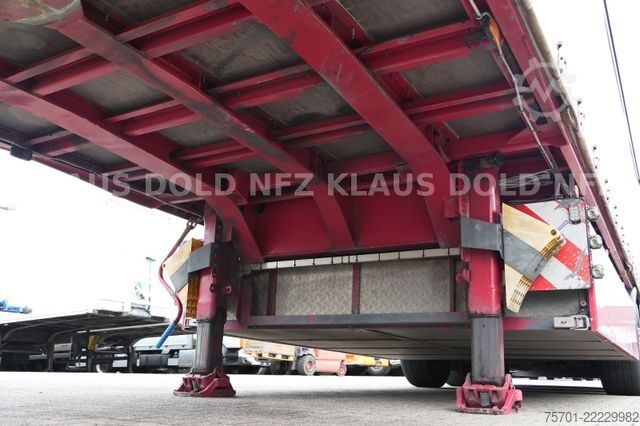 Brandalı açık yarı römork  MS Parts/SBQ 10-24 L Pritsche Plane 41t Kamera