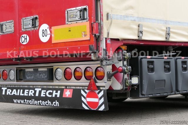 Brandalı açık yarı römork  MS Parts/SBQ 10-24 L Pritsche Plane 41t Kamera