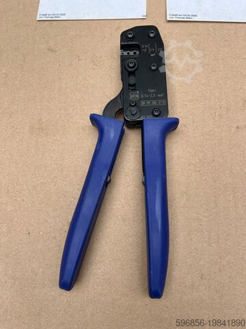 Harting crimping tool • HAN D • Range from 0.14mm to 2.5 mm² Zaciskarka Harting • HAN D • Zakres od 0.14mm do 2.5 mm2 Zaciskarka Harting • HAN D • Zakres od 0.14mm do 2.5 mm2