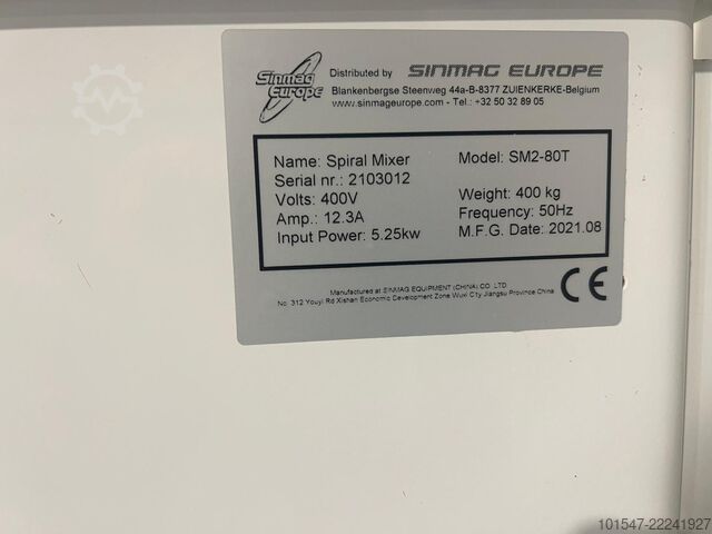 Spiral mixers Sinmag Spiralo