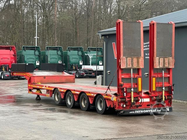 低平台半挂车 FAYMONVILLE STN-4U Multimax 4.Achs Tieflader Nachlaufgelenkt