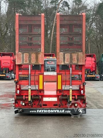 低平台半挂车 FAYMONVILLE STN-4U Multimax 4.Achs Tieflader Nachlaufgelenkt