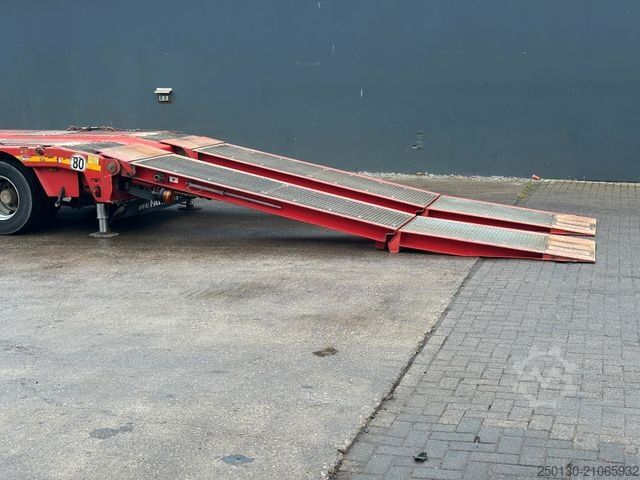 低平台半挂车 FAYMONVILLE STN-4U Multimax 4.Achs Tieflader Nachlaufgelenkt