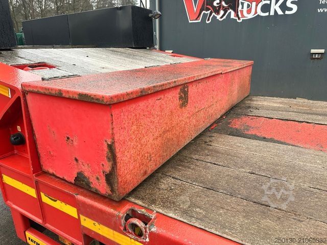 低平台半挂车 FAYMONVILLE STN-4U Multimax 4.Achs Tieflader Nachlaufgelenkt