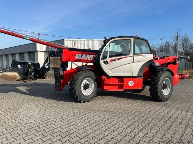 Manipulador telescópico MANITOU MT 1440 4x4x4 / Schaufel Gabel