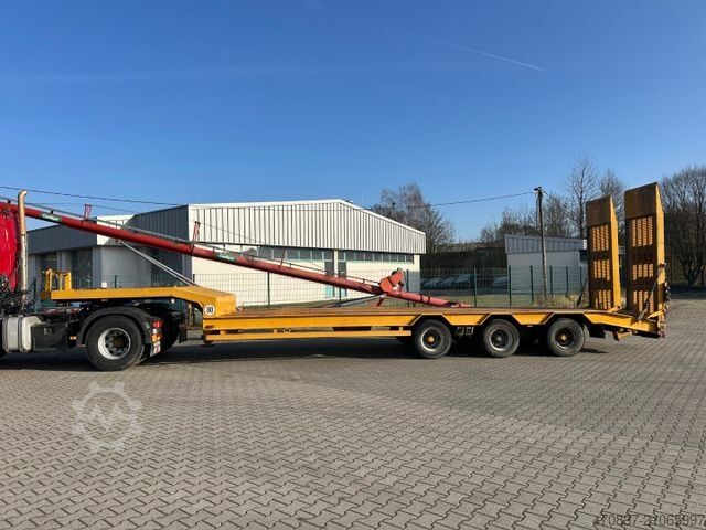 Semirremolque de plataforma baja MÜLLER-MITTELTAL TS 3 / hydr. Rampen
