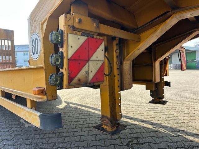 Semirremolque de plataforma baja MÜLLER-MITTELTAL TS 3 / hydr. Rampen