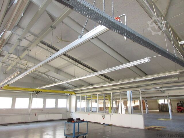 Навес для крана Крытый кран Крановая полоса Demag Kranbahn KBK2 500KG 13x7m Zubehör Demag KBK II KBK2 500Kg Stahl Kettenzug