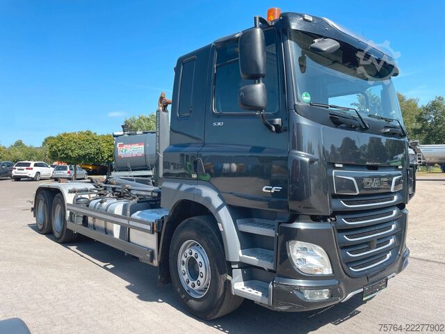شاحنة قلّابة بذراع تحميل متحرك DAF CF 530 / Meiller RS 21.65 mit Funk / 6x4