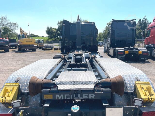 شاحنة قلّابة بذراع تحميل متحرك DAF CF 530 / Meiller RS 21.65 mit Funk / 6x4