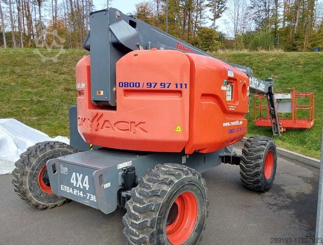 Çalışma aşamaları serbest meslek. Skyjack SJ63 AJ Diesel 21,38m