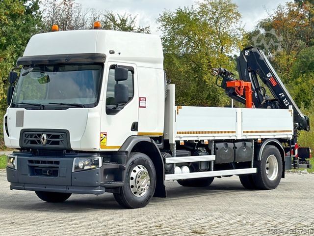 트럭 장착형 크레인 RENAULT C 430 * HIAB 122 B - 3 HIDUO + FUNK * TOP