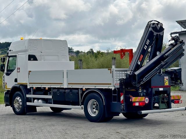 트럭 장착형 크레인 RENAULT C 430 * HIAB 122 B - 3 HIDUO + FUNK * TOP