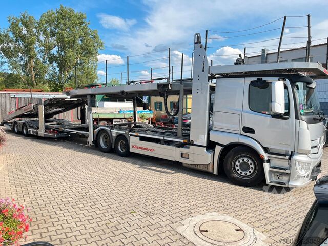 Transportues makinash MERCEDES-BENZ Actros 2446 Kässbohrer Metago Pro Intago TT