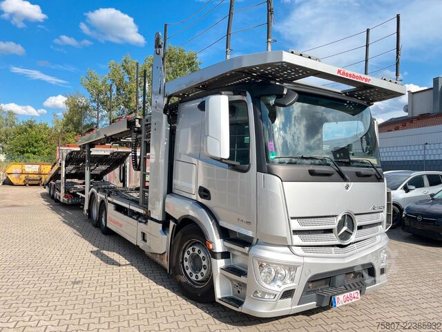Transportues makinash MERCEDES-BENZ Actros 2446 Kässbohrer Metago Pro Intago TT