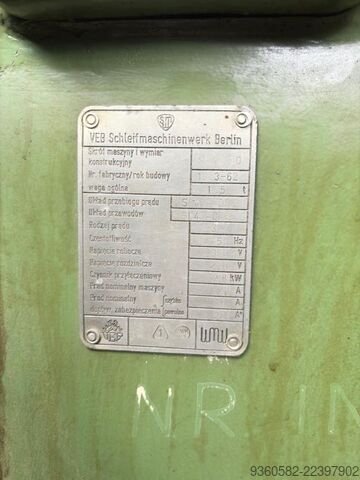 Szlifierka cylindryczna VEB Schleifmaschinenwerk Berlin SI 40X70