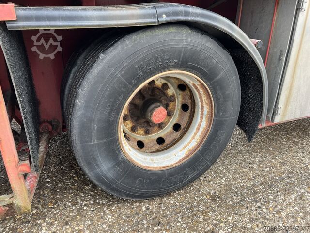 Platform aanhanger Nooteboom OVB-90-05 / 5 axle 12 Ton Hydraulic / BPW Drum ...